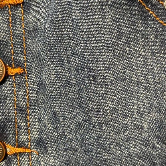 Forever 21 Distressed Denim Mini Skirt Size 28 - Picture 4 of 16